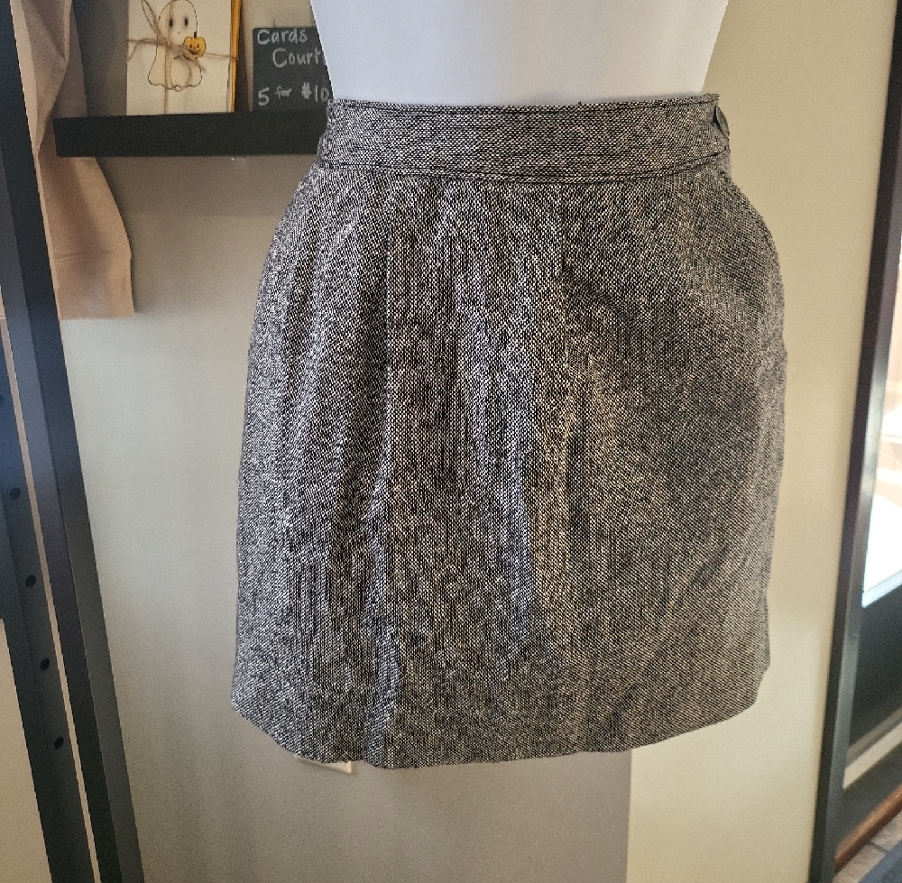 Old Navy Gray Tweed Skirt